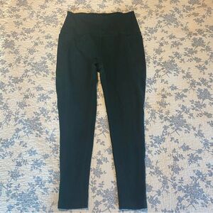 Beyond Yoga Space Dye Out of Pocket High Waisted Midi Green Legging Size Large
